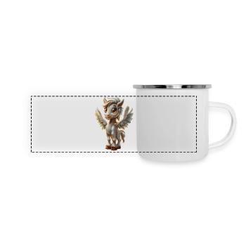 Pegasus #lovely toons - Panoramic Camper Mug - white - Front
