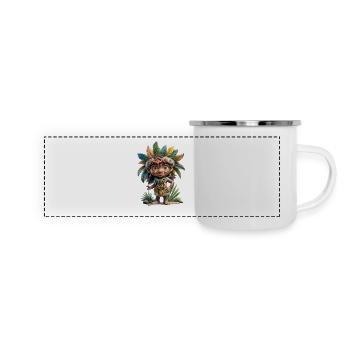 Inka garçon #lovely toons - Mug panoramique émaillé - blanc - Devant