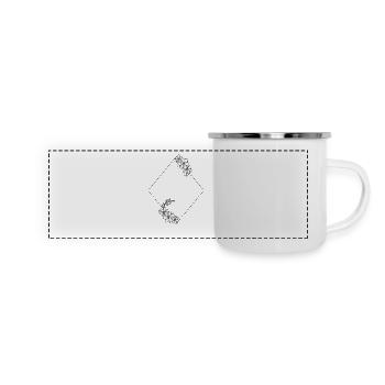 Frame: Rhombus - Panoramic Camper Mug - white - Front