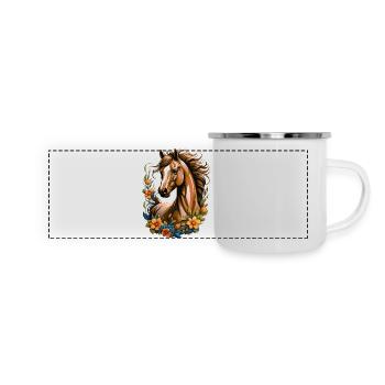 Pony - Panoramic Camper Mug - white - Front