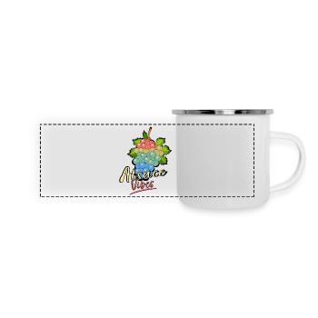Alsace Vibes - Panoramic Camper Mug - white - Front
