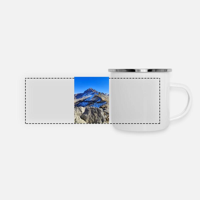 Galibier - Panoramic Camper Mug - white