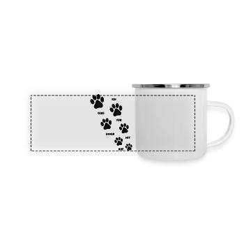 Dog Forever - Panoramic Camper Mug - white - Front