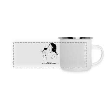 Drunken - Panoramic Camper Mug - white - Front