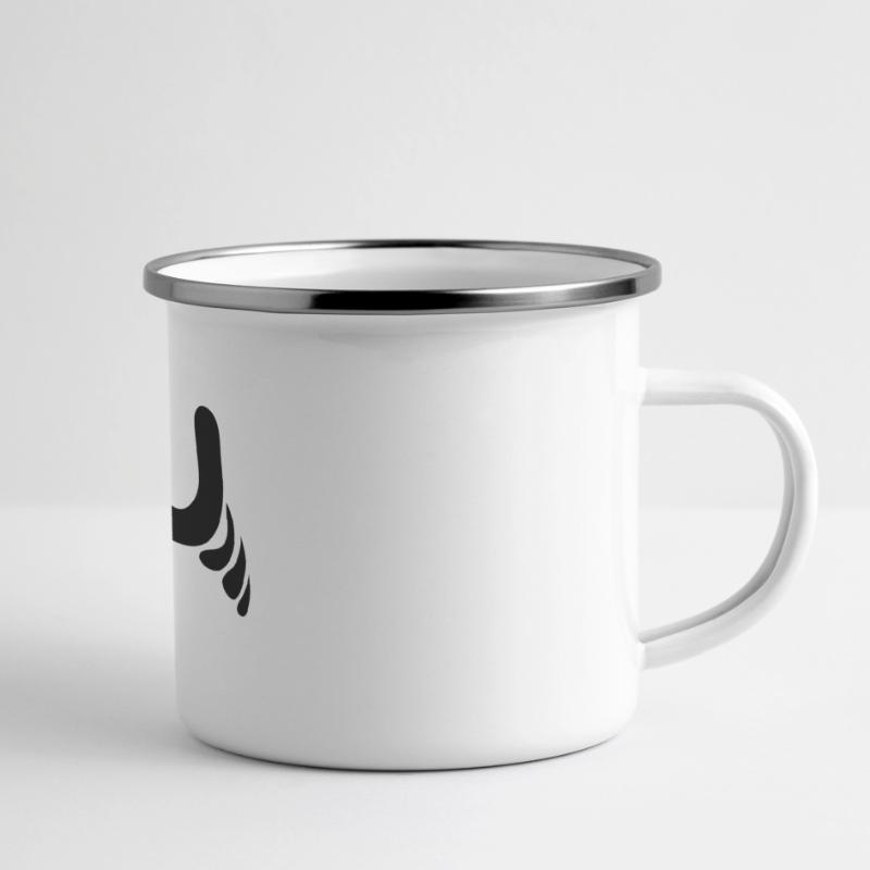 Letter U & Pattern Panoramic Camper Mug