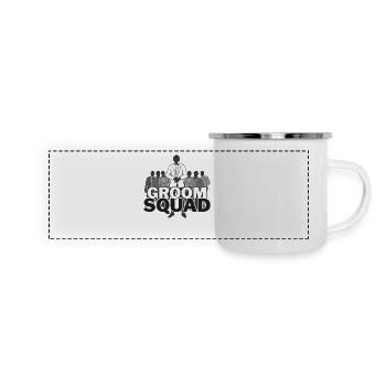 Escouade de palefreniers - Mug panoramique émaillé - blanc - Devant