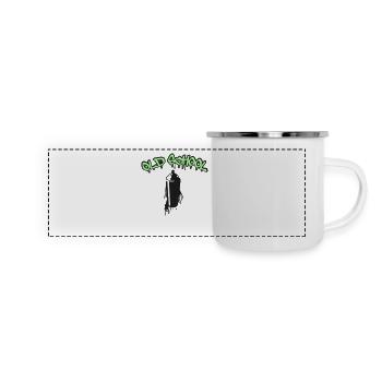 Spray Can Old School - Panoramic Camper Mug - white - Front
