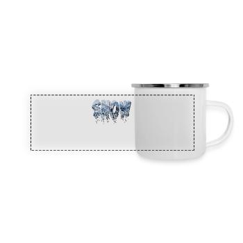 snow - Panoramic Camper Mug - white - Front