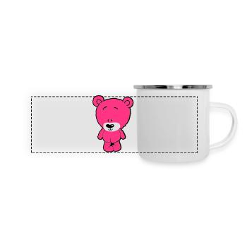 Cute Bear - Panoramic Camper Mug - white - Front