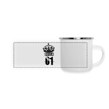 Queen - Panoramic Camper Mug - white - Front