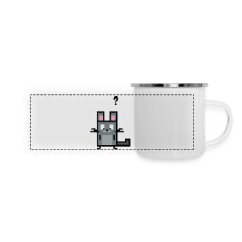 Chinchilla has a question - Panoramic Camper Mug - white - Front