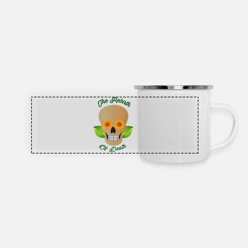 La renaissance de la mort - Mug panoramique émaillé - blanc