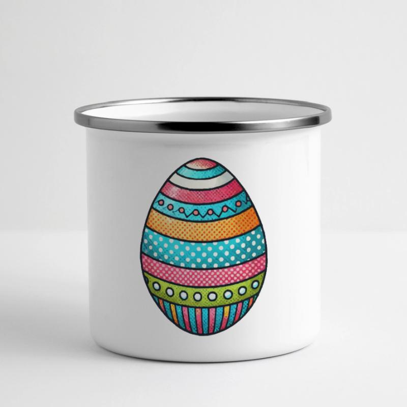 Egg Easter Egg Panoramic Camper Mug
