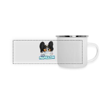 TEAM Butterfly - Black & Tan - Panoramic Camper Mug - white - Front