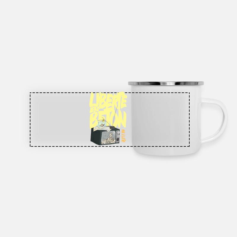 Concrete Freedom - France September 10 - Panoramic Camper Mug - white