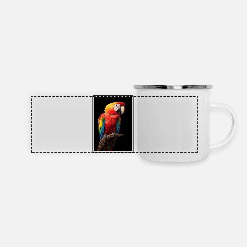 Macaw's Era - Panoramic Camper Mug - white