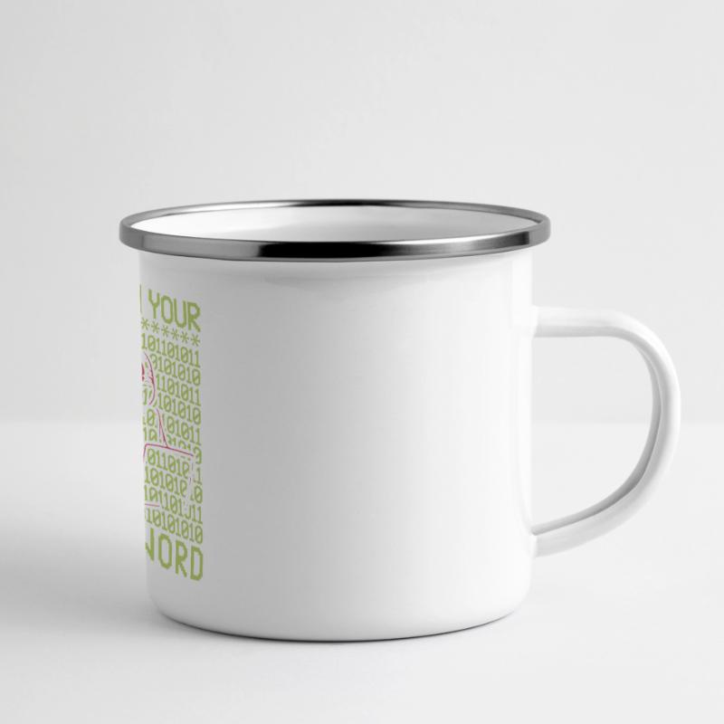 Hacker Hacking Programmer Linux Password Hacker Panoramic Camper Mug