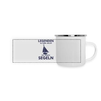 Legenden Altern Nicht Sie Gehen Segeln Geschenke - Panoramic Camper Mug - white - Front