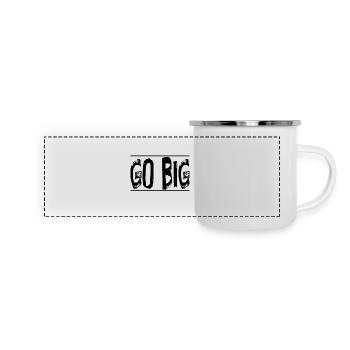 Argent Motivation Profit Profit Performance Rendement - Mug panoramique émaillé - blanc - Devant