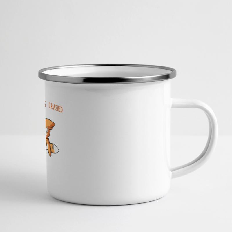 Firefox has crashed Mug panoramique émaillé