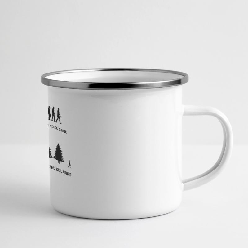 Evolution du menuisier Mug panoramique émaillé