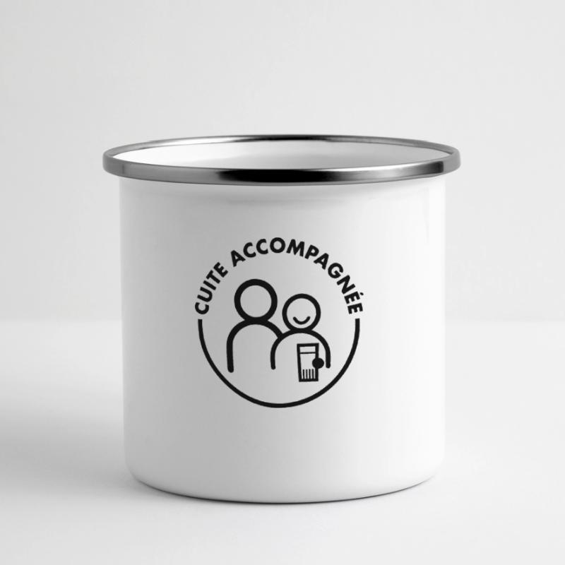 Cuite Accompagnée v2 (1c) Mug panoramique émaillé