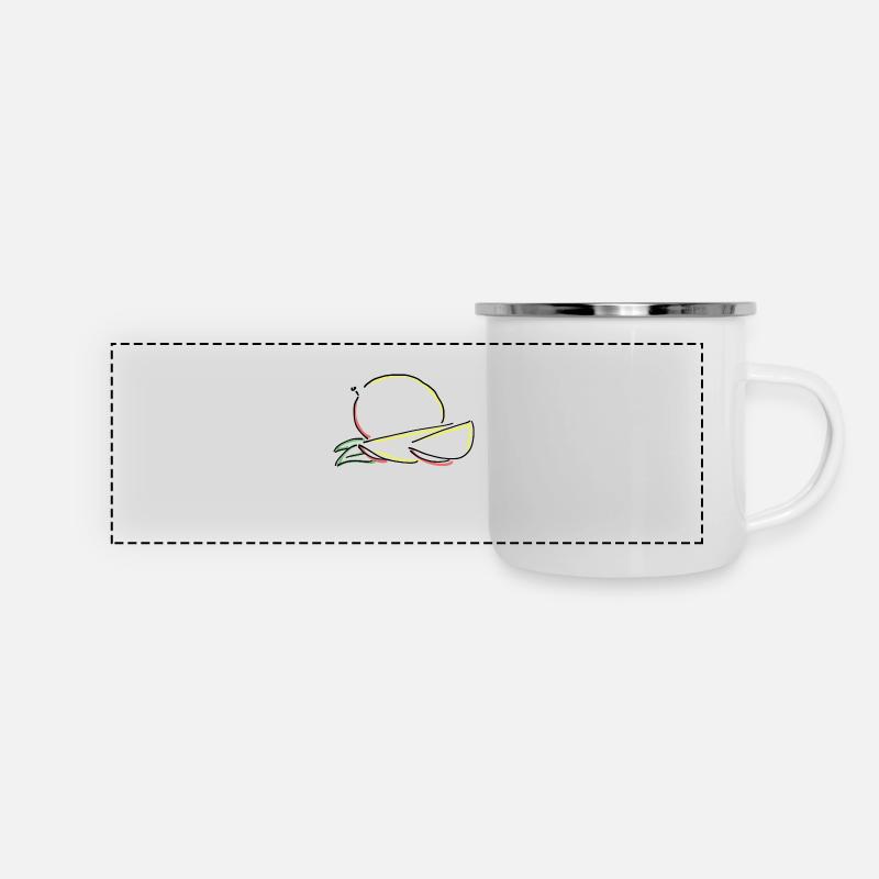 mango - Panoramic Camper Mug - white