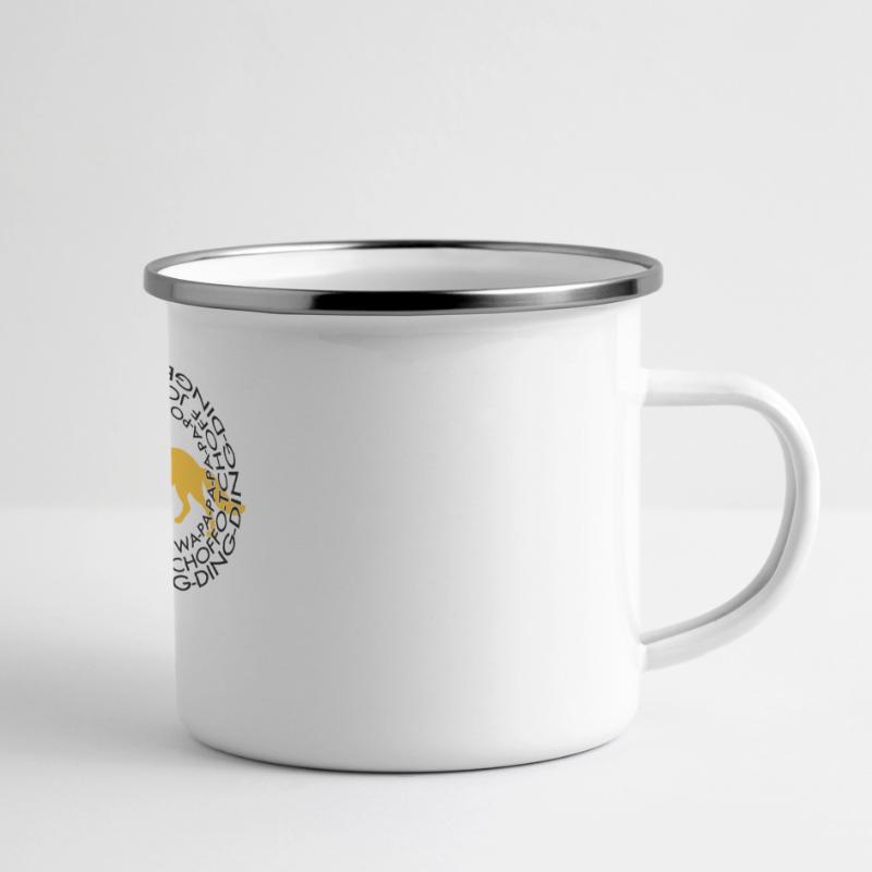 Que dit le Fox 2 Mug panoramique émaillé