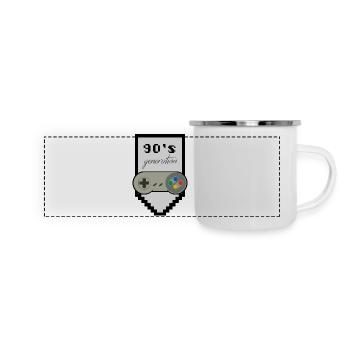 90s generation - Panoramic Camper Mug - white - Front