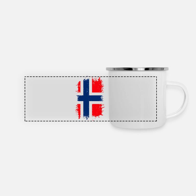 Norway - Panoramic Camper Mug - white