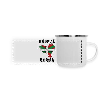 euskal herria design 107 - Panoramic Camper Mug - white - Front