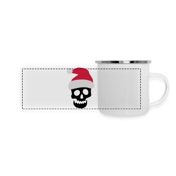 Jour de Noël - Mug panoramique émaillé - blanc - Devant