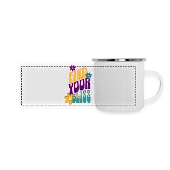 self love affirmation - Panoramic Camper Mug - white - Front