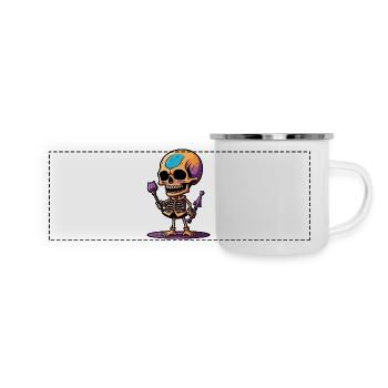 Skeleton - Panoramic Camper Mug - white - Front