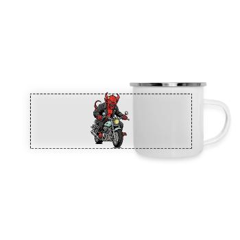 Red Devil - Panoramic Camper Mug - white - Front
