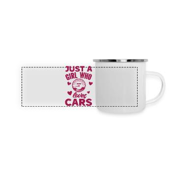 Car Vintage Racing Car Lovers Car Veterans - Panoramic Camper Mug - white - Front