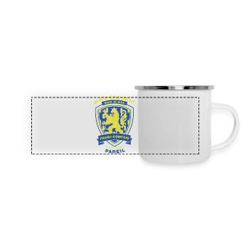 Je Ne Suis Pas Parfait Mais Je Suis Franc Comto... - Mug panoramique émaillé - blanc - Devant