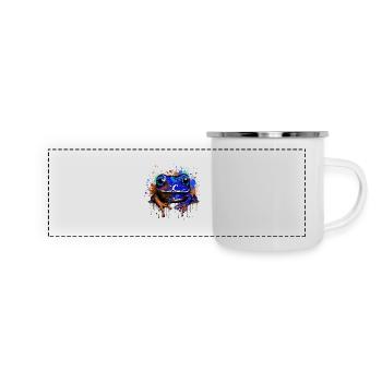 Frog Colorful - Panoramic Camper Mug - white - Front