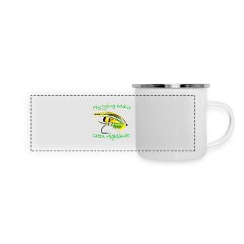 Green Highlander - Panoramic Camper Mug - white - Front