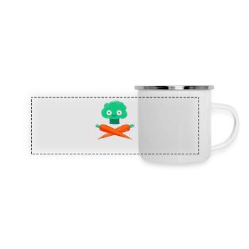 Veggie Pirate - Panoramic Camper Mug - white - Front