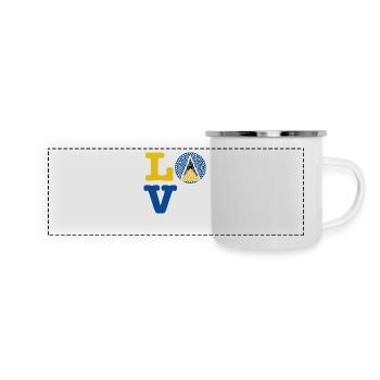 ST LUCIA HEART - Panoramic Camper Mug - white - Front