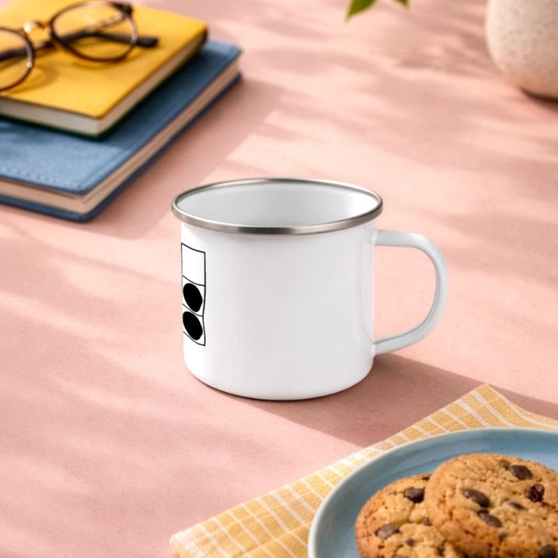 Hacker Mug panoramique émaillé
