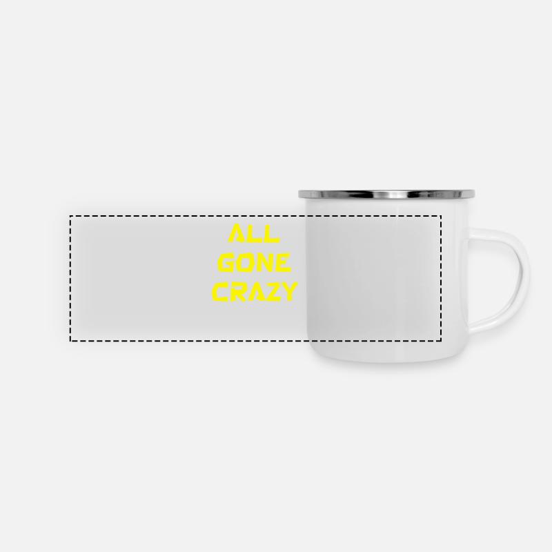 all gone crazy - Panoramic Camper Mug - white