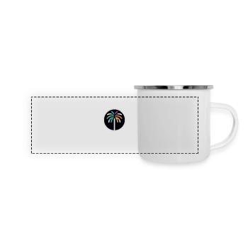 Tropical elegance - Panoramic Camper Mug - white - Front