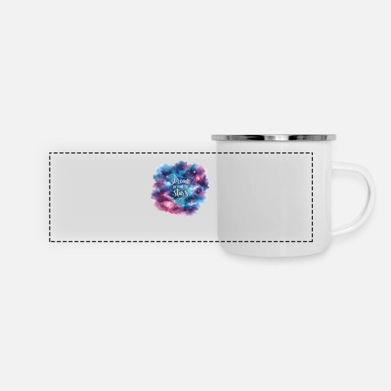 Dream Beyond the Stars - Panoramic Camper Mug - white
