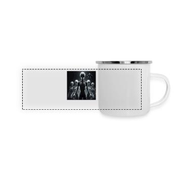 Astronomie Astrologie - Mug panoramique émaillé - blanc - Devant