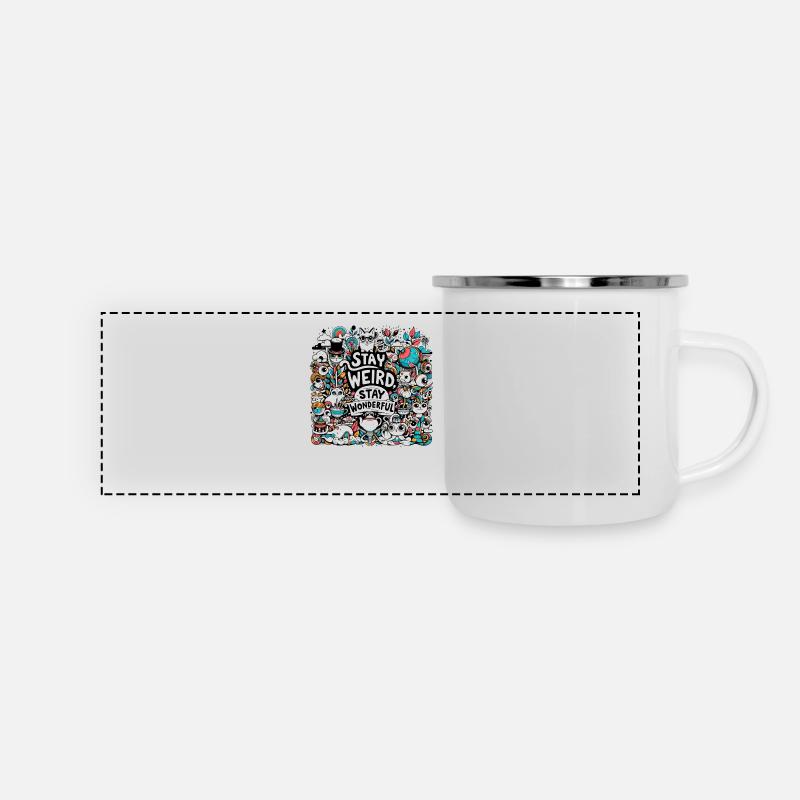 Stay Wonderful - Panoramic Camper Mug - white