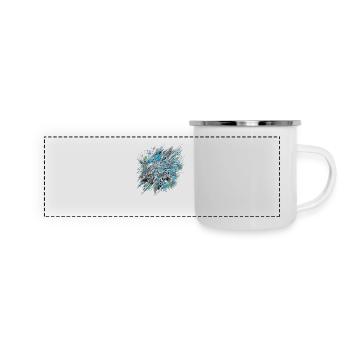 Neural Network Velocity - Panoramic Camper Mug - white - Front