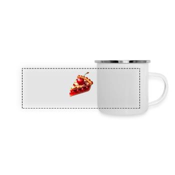 Cherry Pie - Panoramic Camper Mug - white - Front
