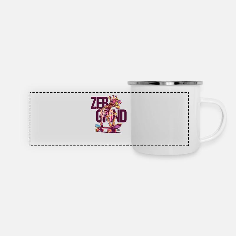 ZebGrind - Panoramic Camper Mug - white